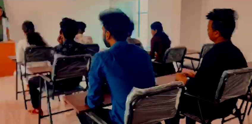 Students in a classroom